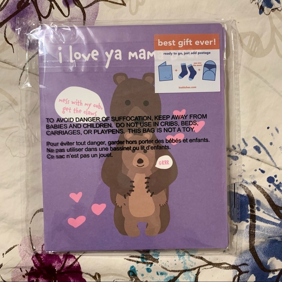 💜 Card + Socks Gift Package for Moms - Picture 2 of 6